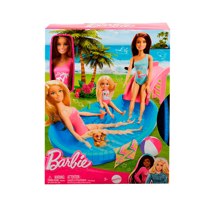 Barbie Piscina Glam con Muñeca